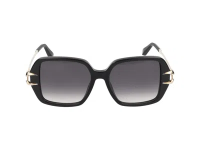 Roberto Cavalli Sunglasses In Glossy Black