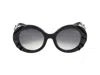 Roberto Cavalli Sunglasses In Glossy Black