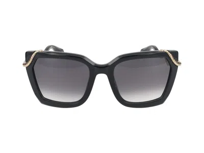 Roberto Cavalli Sunglasses In Glossy Black