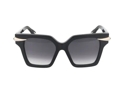 Roberto Cavalli Sunglasses In Glossy Black