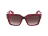 Roberto Cavalli Sunglasses In Glossy Red Squares