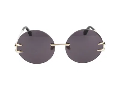 Roberto Cavalli Sunglasses In Gold
