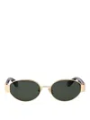Roberto Cavalli Sunglasses In Gold