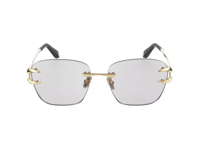 Roberto Cavalli Sunglasses In Polished Yellow Gold
