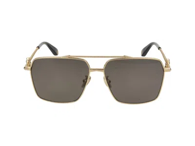 Roberto Cavalli Sunglasses In Polished Yellow Gold