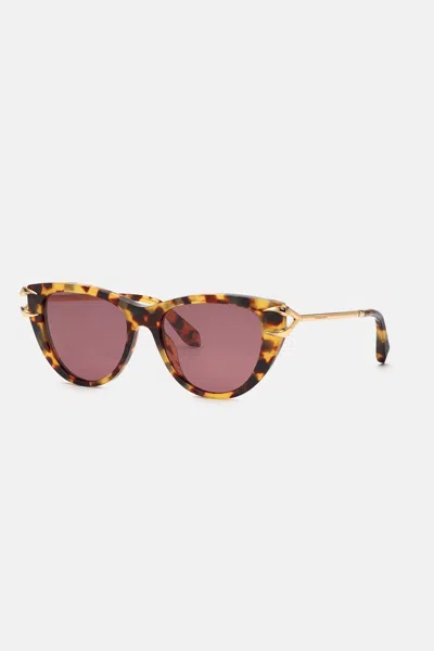 Roberto Cavalli Sunglasses  Fang Collection In Multi