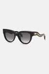 Roberto Cavalli Sunglasses  Snake Collection In Black