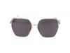 Roberto Cavalli Sunglasses In Rose' Gold Polished Total
