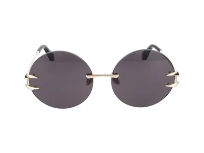 Roberto Cavalli Sunglasses In Rose' Gold Polished Total