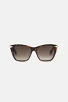 Roberto Cavalli Sunglasses With Acetate Front Combined With Metal Temples In Brown