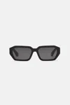 Roberto Cavalli Sunglasses With Rectangular Front Shape In Black
