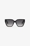 Roberto Cavalli Sunglasses With Wide And Feminine Front In Shiny Black