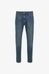Roberto Cavalli Super Slim Jeans In Dark Blue