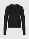 Roberto Cavalli Sweater With Gold Buttons In Black