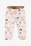 Roberto Cavalli Jogginghose Mit Print Mit Blumen, Früchten Und Jaguar Skin In Pink