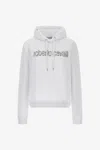 Roberto Cavalli Sweatshirt With Logo In White