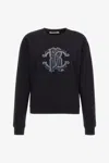 ROBERTO CAVALLI SWEATSHIRT WITH MONOGRAM RC