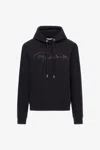 Roberto Cavalli Sweatshirt With Signature In Black