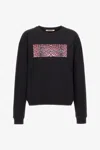 Roberto Cavalli Sweatshirt With Signature In Black