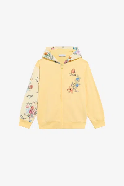 Roberto Cavalli Sweatshirt In Yellow