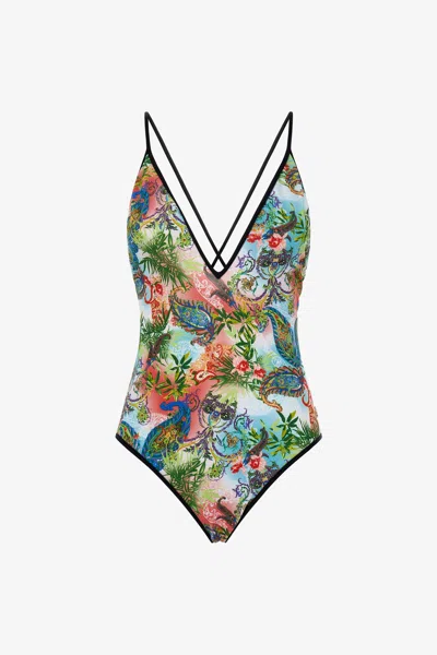 Roberto Cavalli Swimsuit In Multicolor