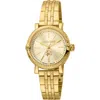 Roberto Cavalli By Franck Muller Swiss Quartz Mother-of-pearl Bracelet Watch, 30mm In Gold