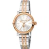 Roberto Cavalli In Two Tone Silver & Rose Gold