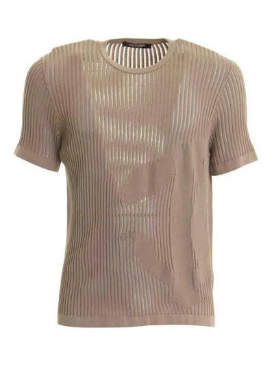 Roberto Cavalli T-shirt In Brown