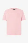 Roberto Cavalli T-shirt With Jc Monogram In Pink