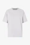 Roberto Cavalli Logo-embossed T-shirt In Gray