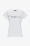 Roberto Cavalli T-shirt With Logo In White