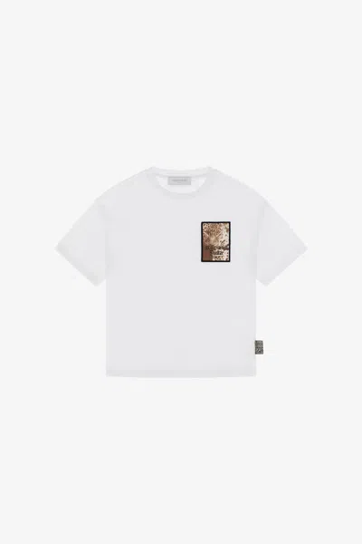 Roberto Cavalli T-shirt With Print In White