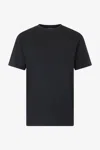 Roberto Cavalli T-shirt With Monogram Rc Embroidery And Logo In Black