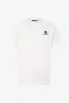 Roberto Cavalli T-shirt With Monogram Rc Embroidery And Logo In White