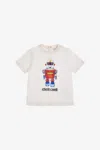 Roberto Cavalli T-shirt With Robot Print In White