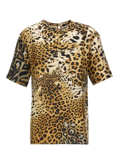Roberto Cavalli T-shirts And Polos Natural In Light Brown
