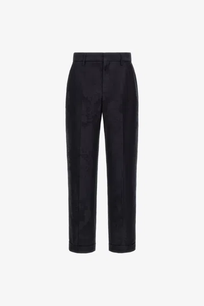 Roberto Cavalli Tailored Pants In Black