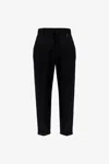Roberto Cavalli Tailored Slim Pants With Fang In Black