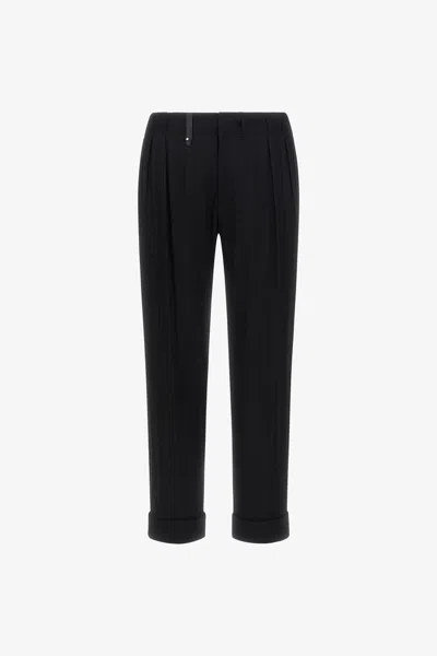 Roberto Cavalli Tailored Trousers In Black