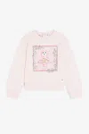 Roberto Cavalli Teddy Bear-print Cotton Sweatshirt In Pink