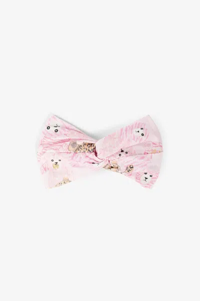 Roberto Cavalli Teddy Bear-print Twist Headband