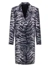 Roberto Cavalli Tiger-print Double-breasted Coat