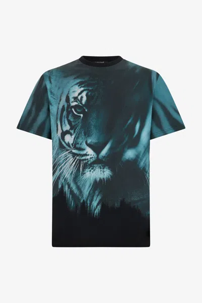 Roberto Cavalli Tiger Print T-shirt