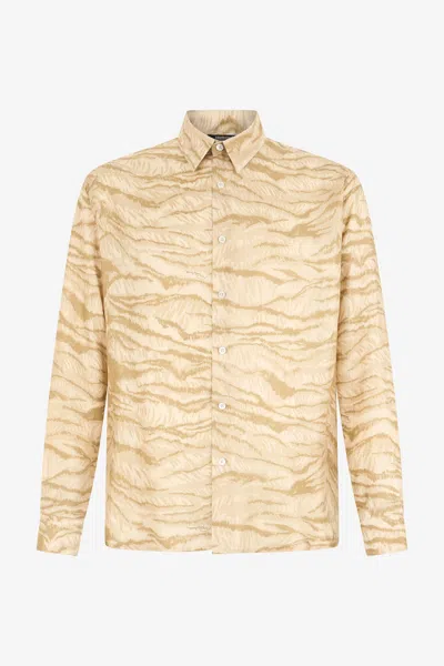 Roberto Cavalli Tiger Skin Print Shirt