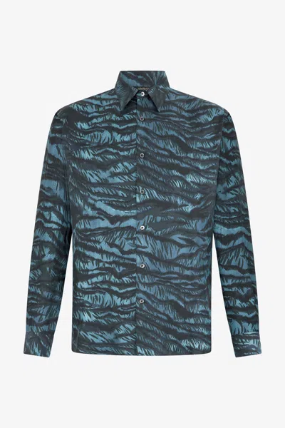Roberto Cavalli Tiger Skin Print Shirt