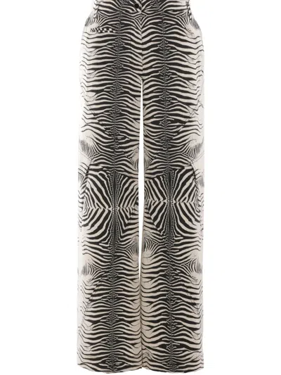 ROBERTO CAVALLI TIGRESS-PRINT TROUSERS