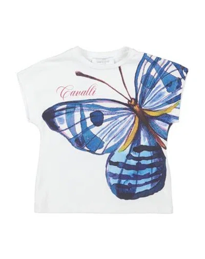 Roberto Cavalli Babies'  Toddler Girl T-shirt White Size 4 Cotton, Elastane