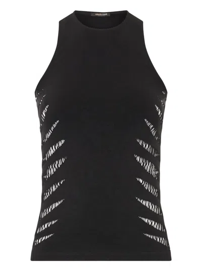 Roberto Cavalli Top In Black
