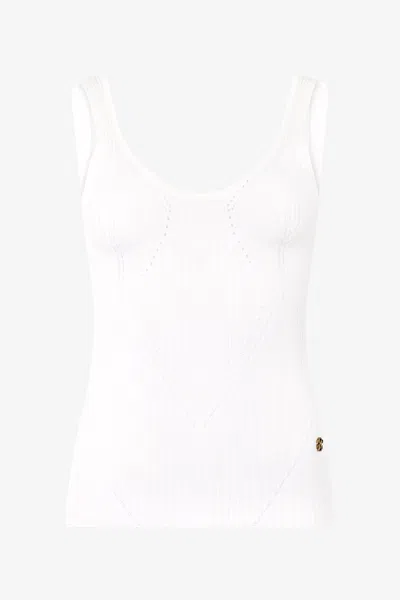ROBERTO CAVALLI TOP MIT WALL PRINT