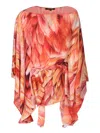 Roberto Cavalli Silk Blouse In Red